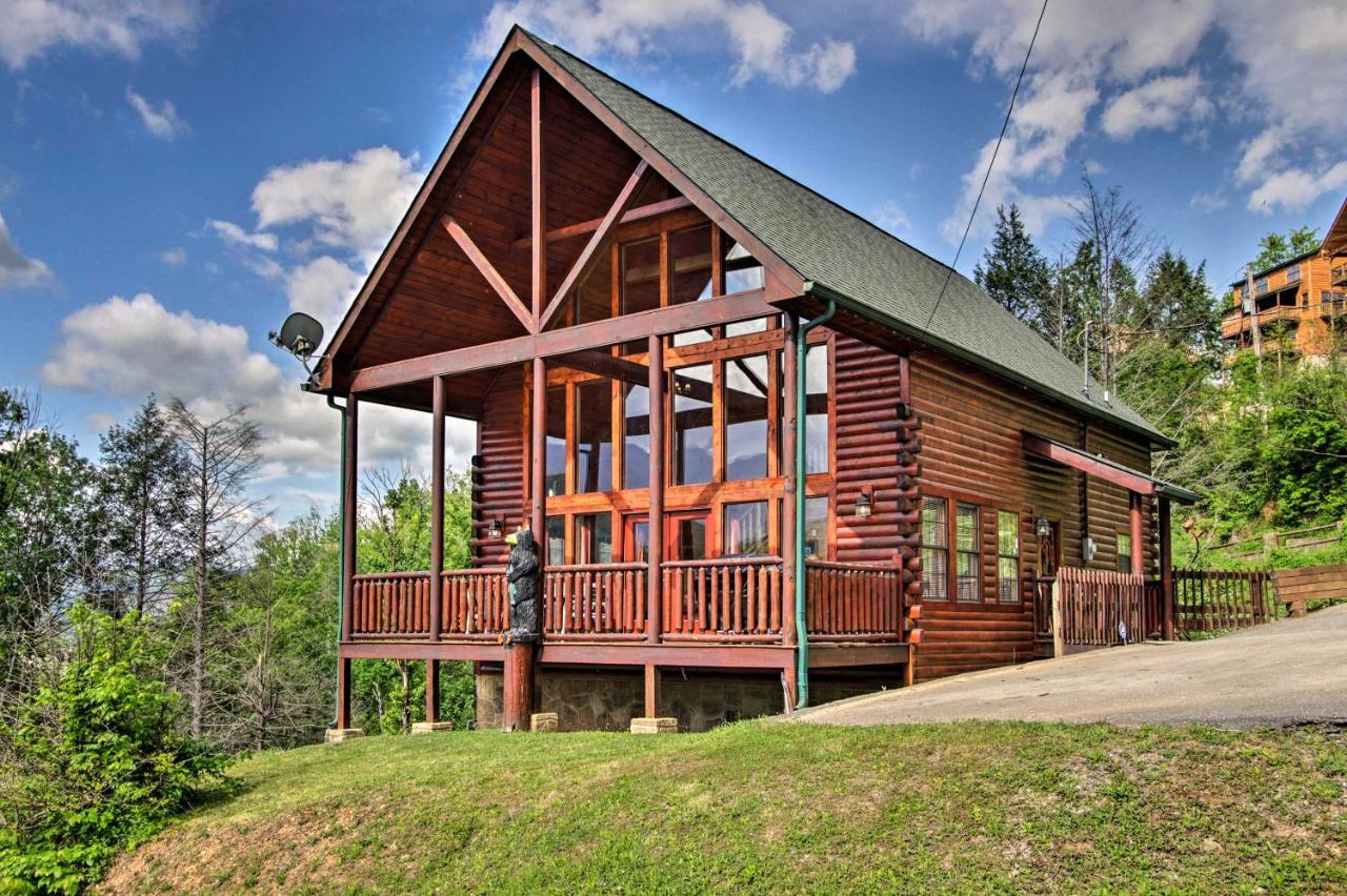 Expansive Gatlinburg Cabin Hot Tub, Deck And Grill! מראה חיצוני תמונה