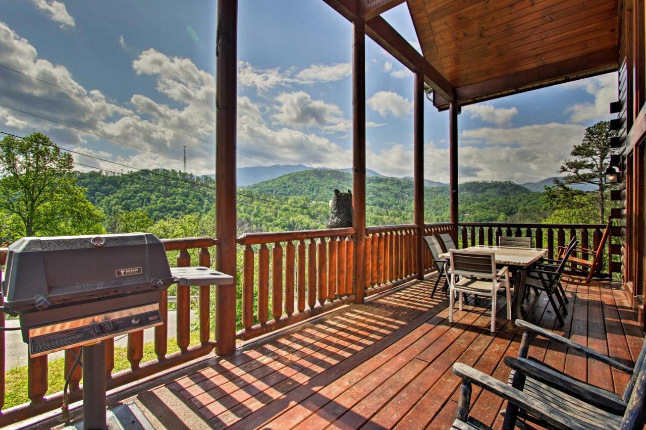 Expansive Gatlinburg Cabin Hot Tub, Deck And Grill! מראה חיצוני תמונה