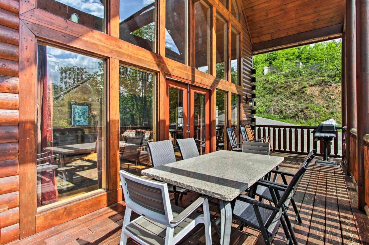 Expansive Gatlinburg Cabin Hot Tub, Deck And Grill! מראה חיצוני תמונה